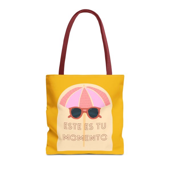Bolsa de mano motivación cool fondo amarillo para llevar a diario. - Imagen 13