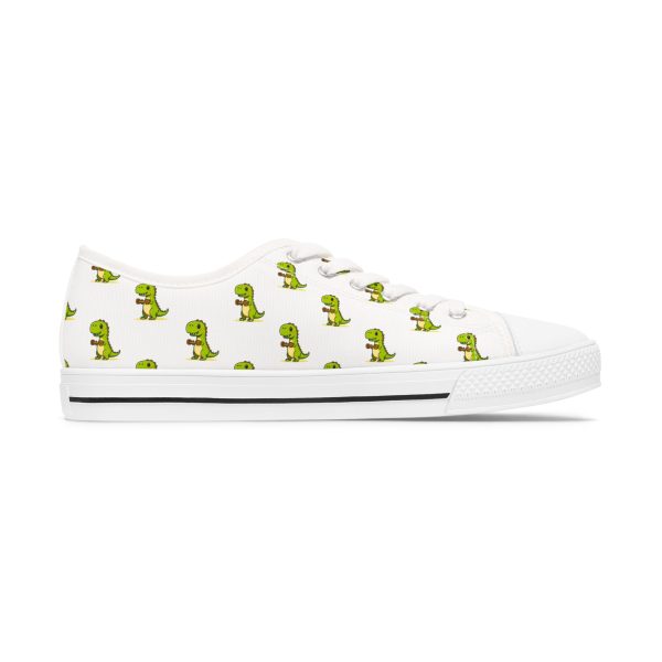 Bonitas zapatillas bajas con diseño de dino fit, calzado informal - Imagen 3