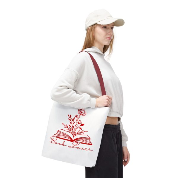 Bolsa de mano "book lover" rojo - Imagen 15