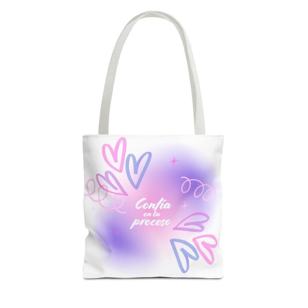 Bolsa de mano motivacional confía - blanca - Imagen 19