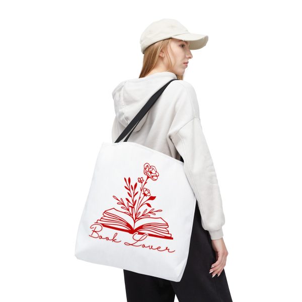 Bolsa de mano "book lover" rojo - Imagen 9