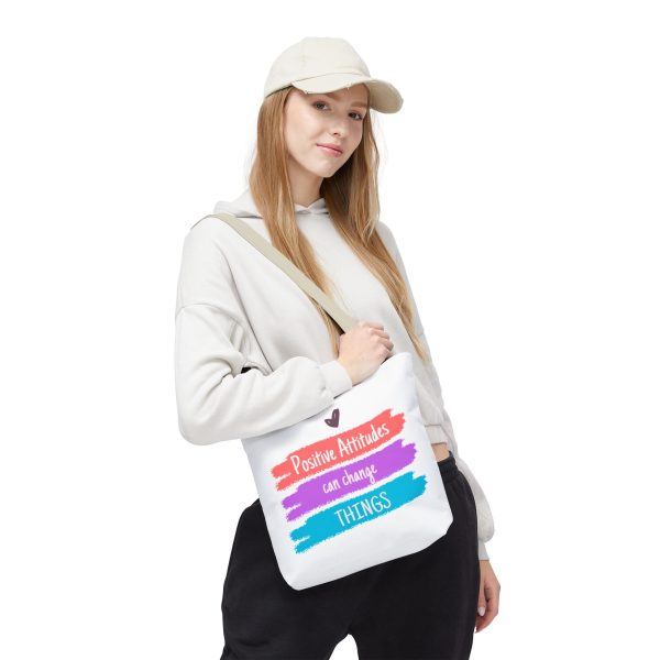 Bolsa de mano "Positive attitudes v1" - Imagen 30