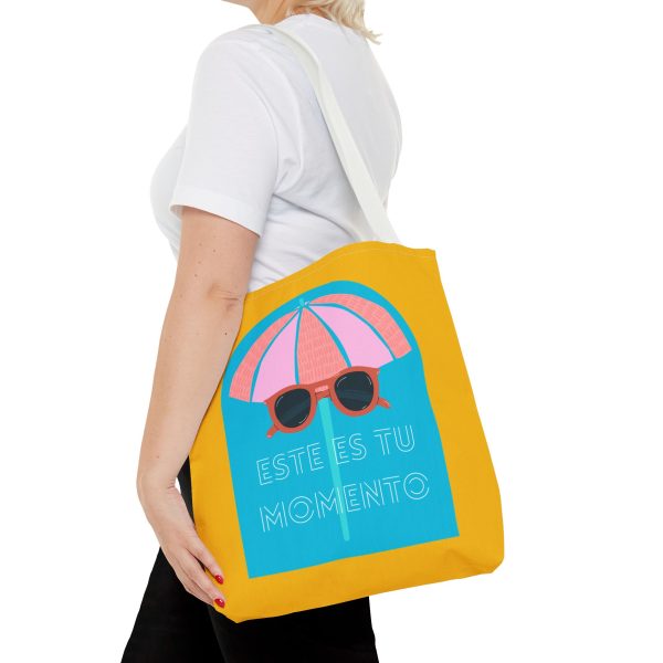 Bolsa de mano motivación cool amarillo - azul para llevar a diario - Imagen 24