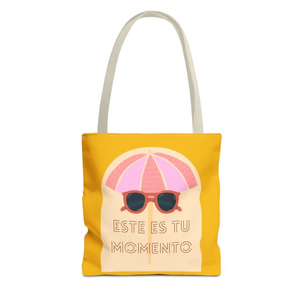 Bolsa de mano motivación cool fondo amarillo para llevar a diario. - Imagen 28