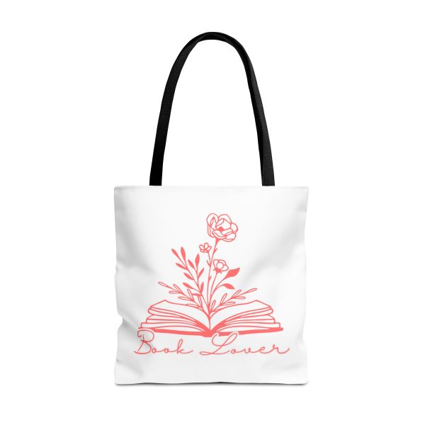Bolsa de mano "book lover" rojo coral - Imagen 7