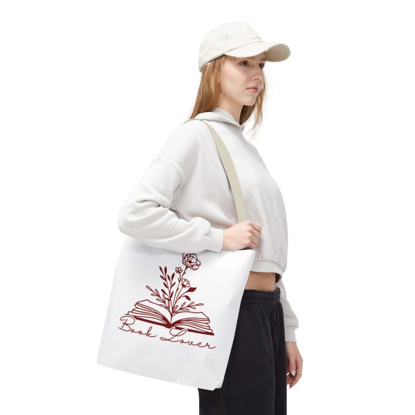 Bolsa de mano "book lover" granate - Imagen 33