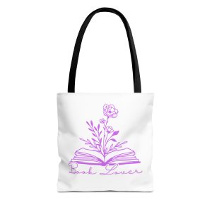 Bolsa de mano "book lover" Lila