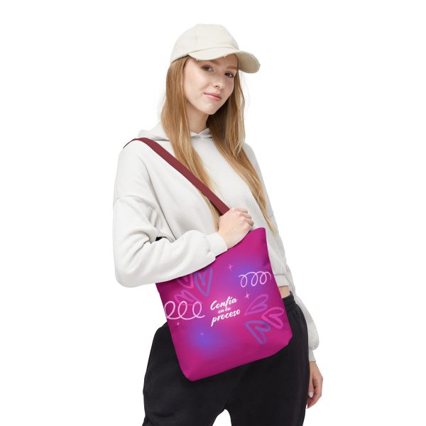 Bolsa de mano motivacional confía - rosa - Imagen 12
