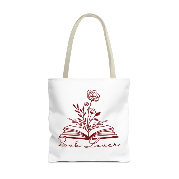 Bolsa de mano "book lover" granate - Imagen 34