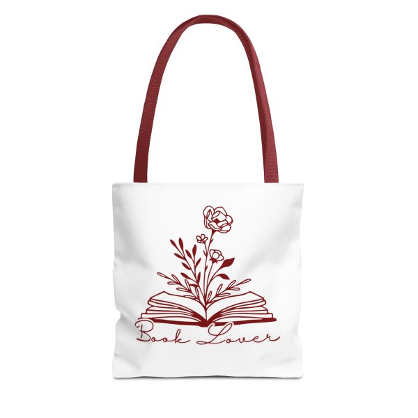 Bolsa de mano "book lover" granate - Imagen 10