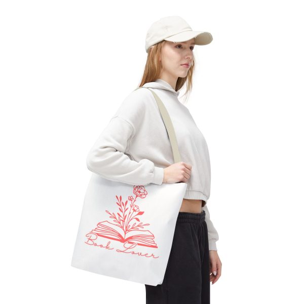 Bolsa de mano "book lover" rojo coral - Imagen 33
