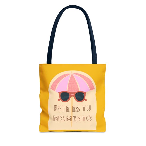 Bolsa de mano motivación cool fondo amarillo para llevar a diario. - Imagen 37