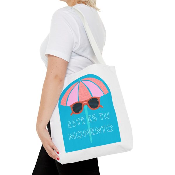 Bolsa de mano motivación cool blanco - azul para llevar a diario - Imagen 24