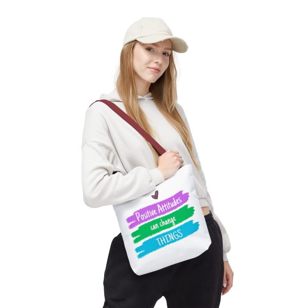 Bolsa de mano "Positive attitudes v2" - Imagen 12