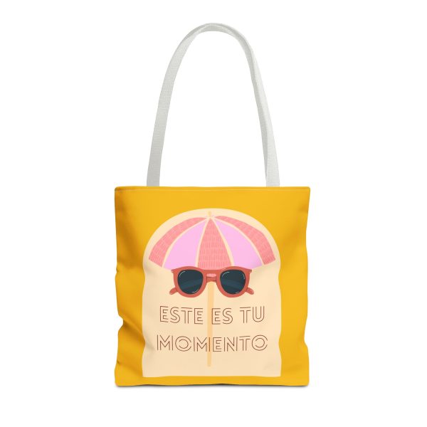 Bolsa de mano motivación cool fondo amarillo para llevar a diario. - Imagen 22