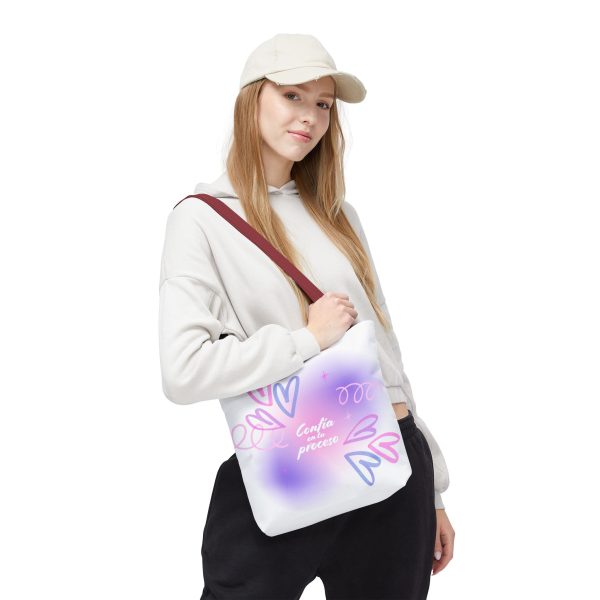 Bolsa de mano motivacional confía - blanca - Imagen 12